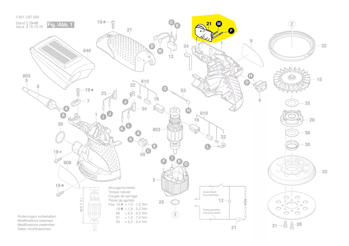 Régulateur de vitesse réf. 2 609 120 266 BOSCH
